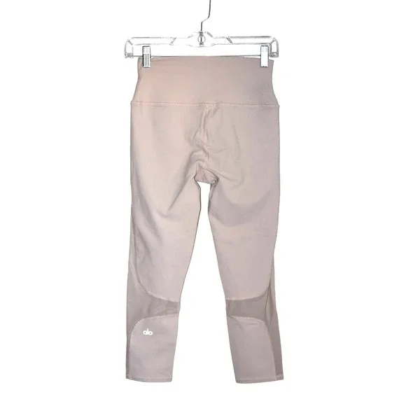Alo Yoga Coast Crop Pink Legging Size S - Picture 3 of 6